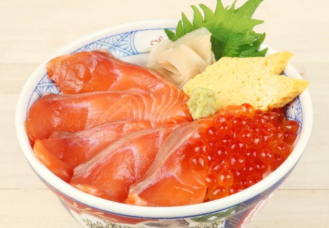 生サーモン親子丼